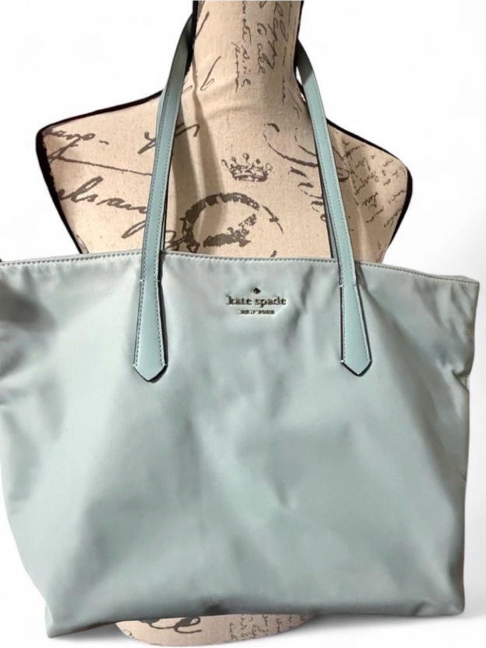 kate spade Mint Green Nylon Tote Bag